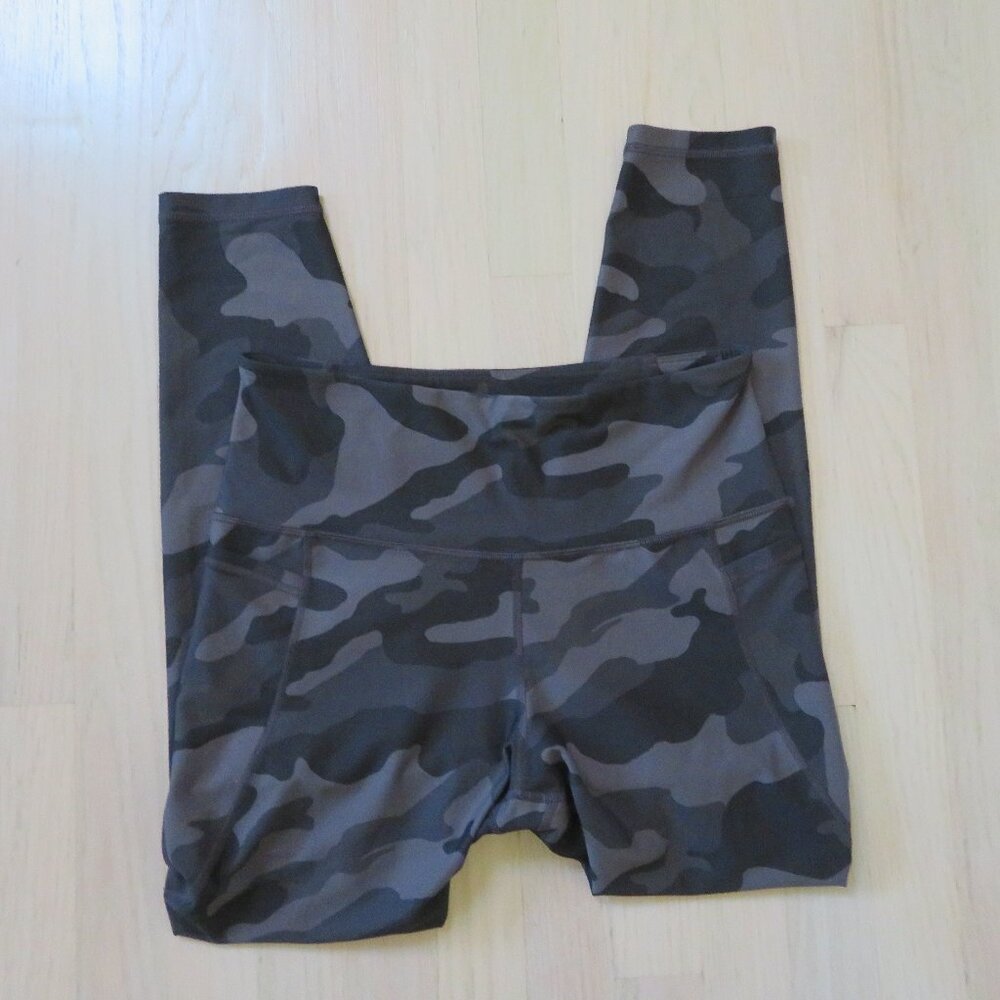Camouflage Go-Dry Leggings Black and Grey